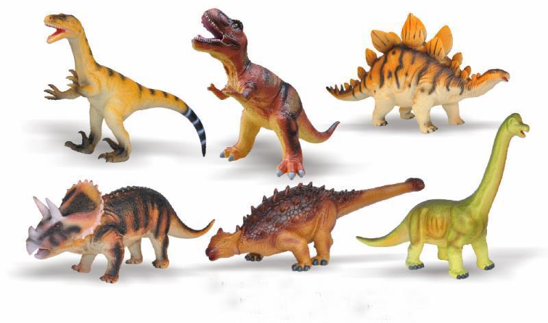 ANIMALES DINOS GIGANTES BLANDOS 6MODELOS