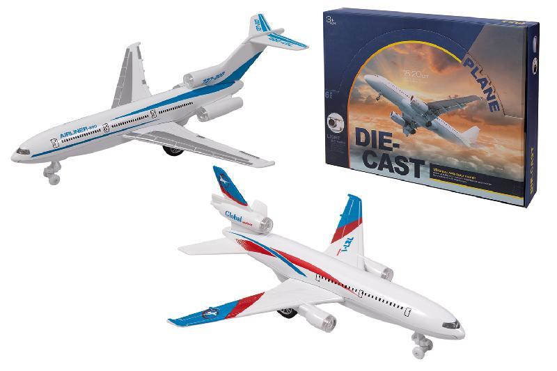 AVIONES METAL RETRO LUZ SONIDO EXP.6