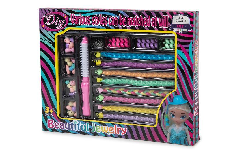 ABALORIOS+PEINE+EXTENSIONES DIY