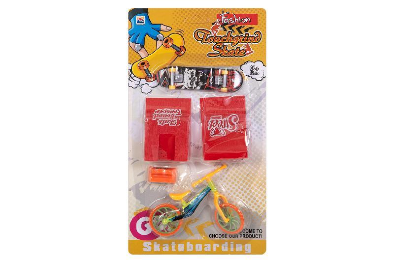 MONOPATIN + BICI CON RAMPAS BLISTER