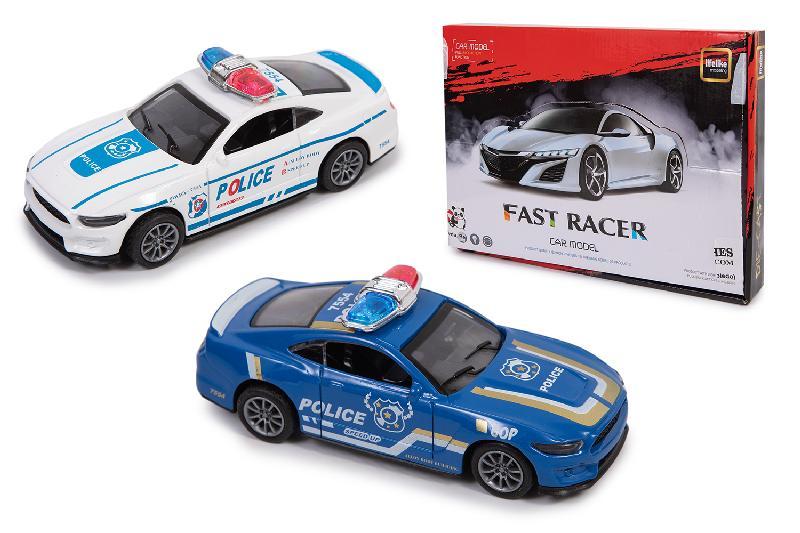 COCHE POLICIA METAL RETRO EXP.12