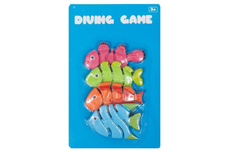 BUCEO JUEGO PECES 4 PCS BLISTER