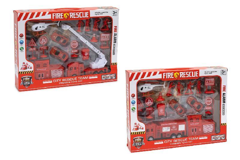 BOMBEROS CONJUNTO 2 MODELOS CAJA