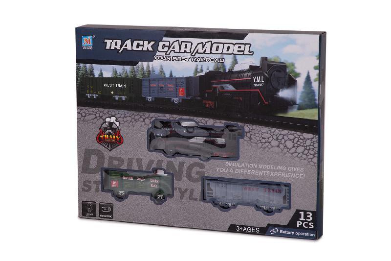 TREN COMPLETO 2 VAGONES CON LUZ