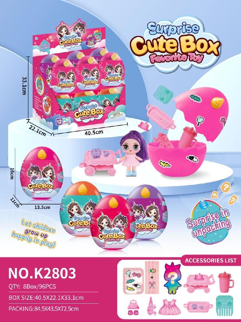 HUEVO SORPRESA MUÑECA ACCESORIOS EXP.12