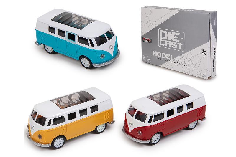 FURGONETA METAL SONI/LUZ RETRO.EXP12