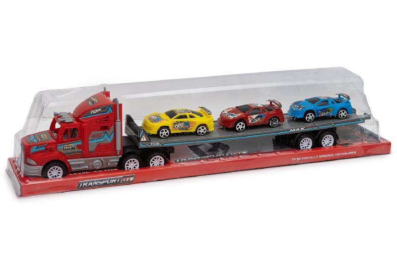 CAMION REMOLQUE 3 COCHES BURBUJA
