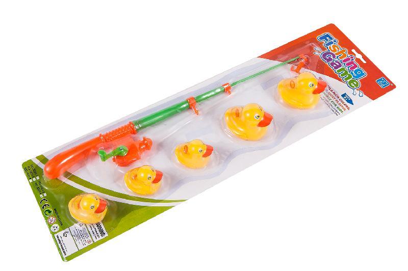 PESCA JUEGO 2 PATOS GRANDES+3 PEQUEÑOS