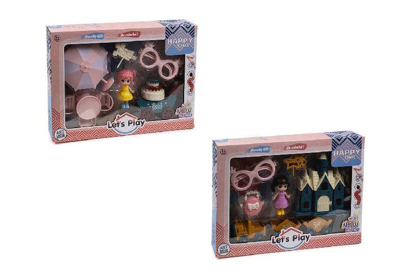 MUÑECA CON ACCESORIOS 2 MODELOS CAJA