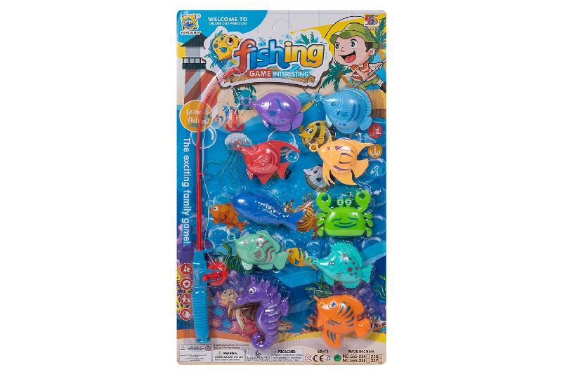 PESCA JUEGO BLISTER PECES+CANGREJO