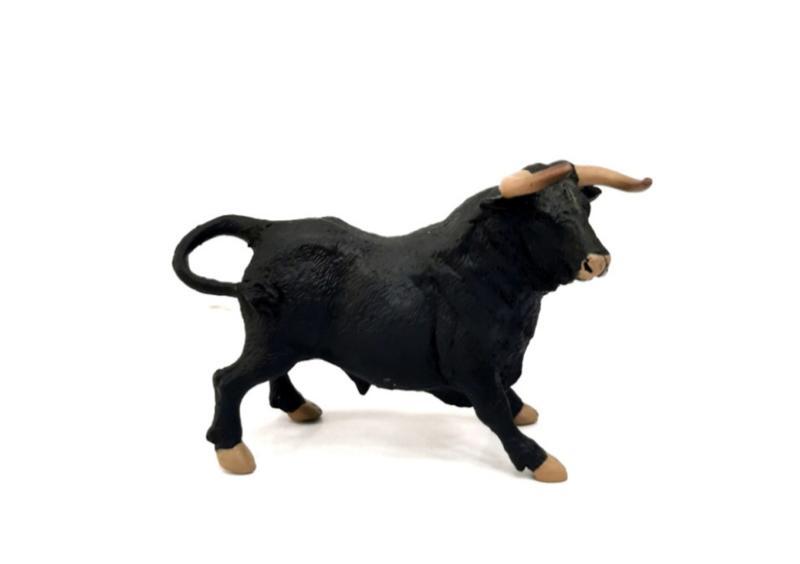 ANIMALES TORO NEGRO EN BOLSA