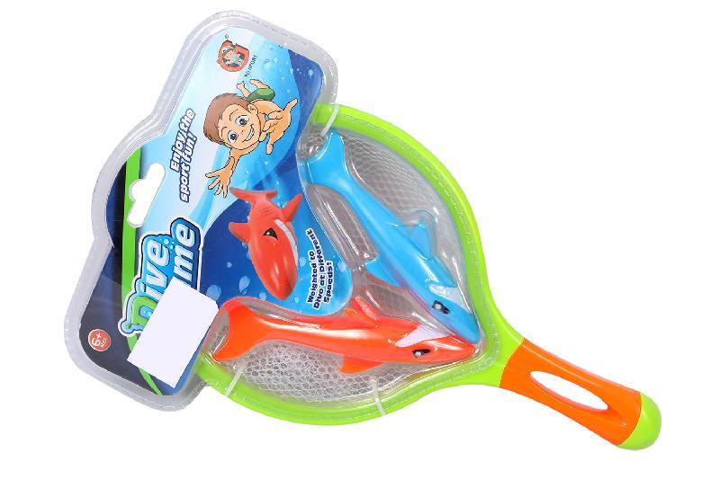 BUCEO JUEGO TIBURONES 2PCS CESTA BLT