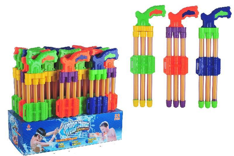 PISTOLA AGUA LARGA 3SALIDAS EXP.24 40CM