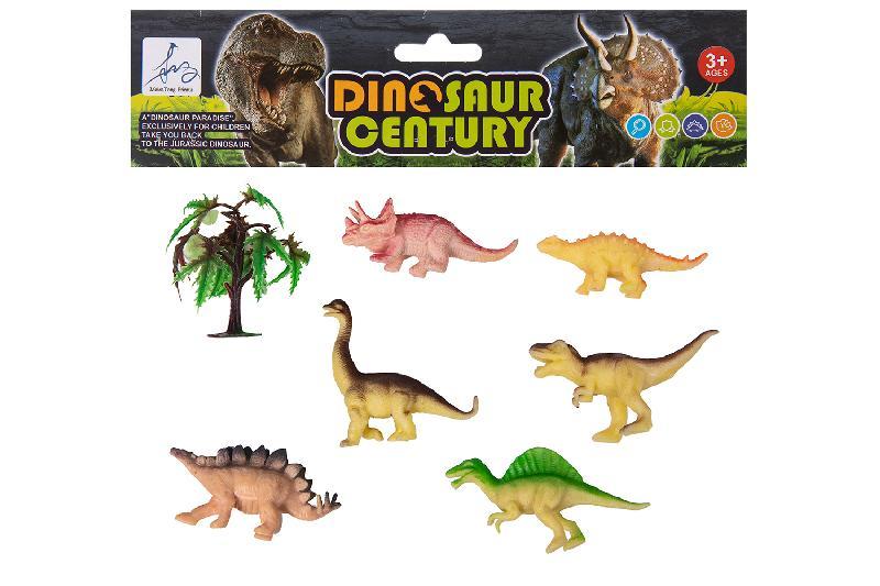 ANIMALES DINOSAURIOS 6 EN BOLSA