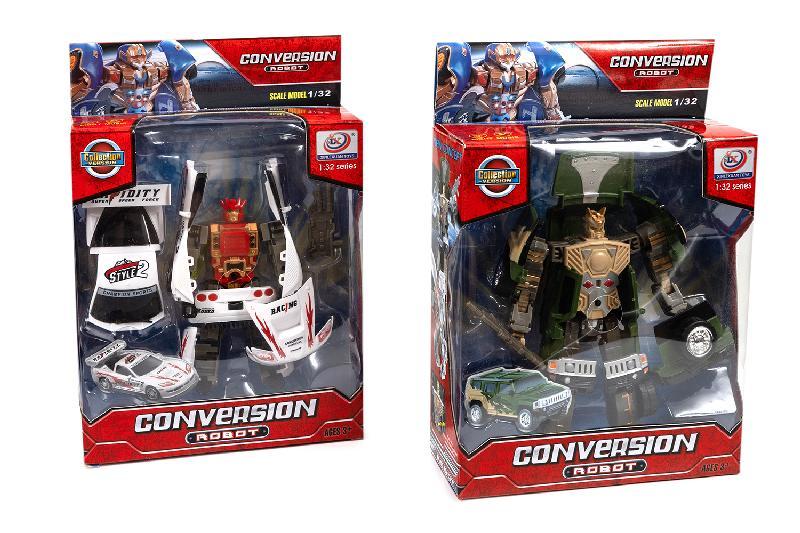 ROBOT TRANSFORMABLE LUZ SONIDO CAJA