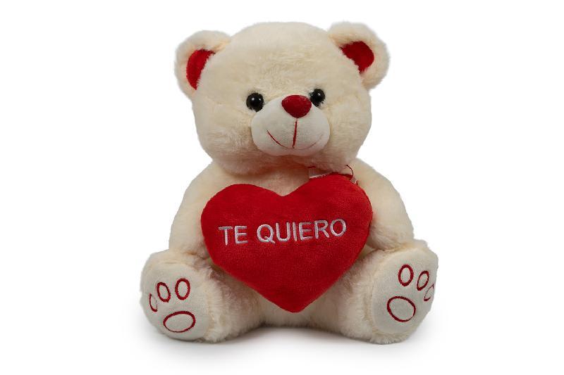 OSO CORAZON TE QUIERO 25CM