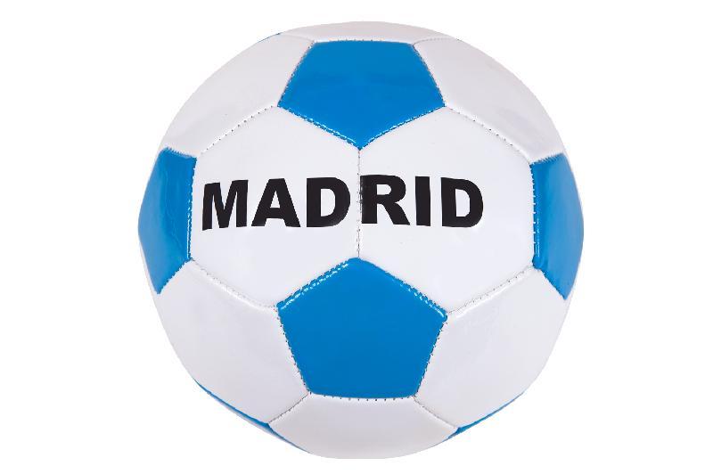 BALON FUTBOL BLANCO MADRID 15CM