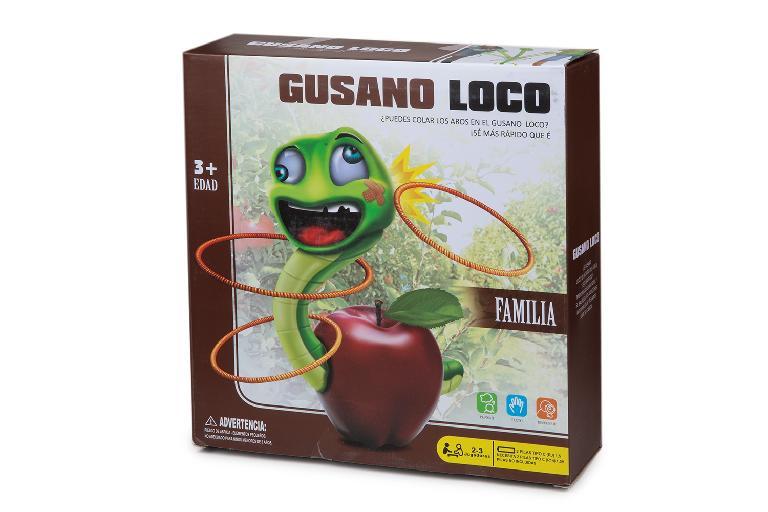 JUEGO  EL GUSANO LOCO
