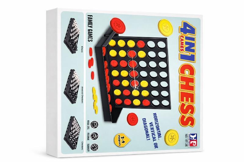 JUEGO COLOCA 4,AJEDREZ+DAMAS