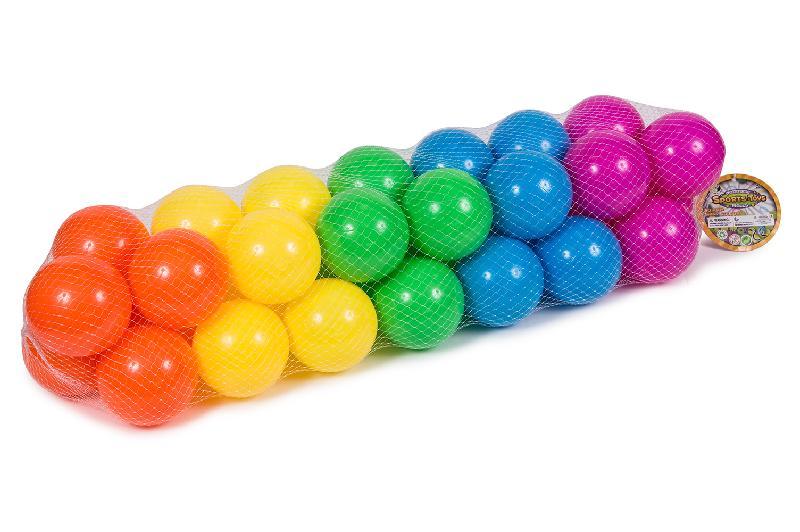 BOLAS MULTICOLOR 8CM 30PCS