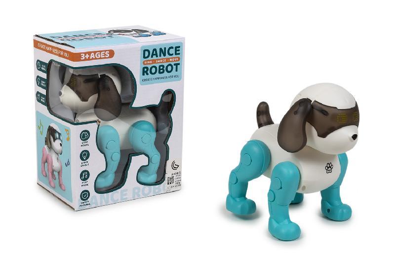 ROBOT PERRO LUZ SONIDO MOVIMIENTO CAJA