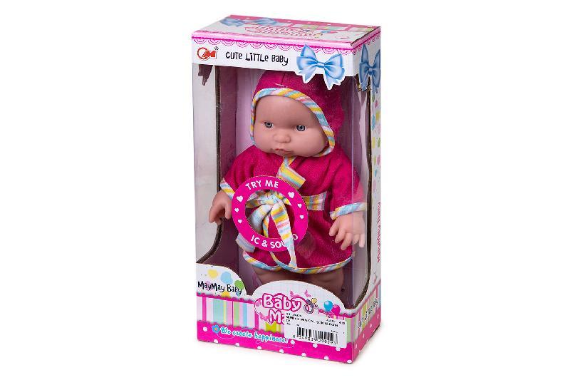 MUÑECO MUSICAL CON ALBORNOZ