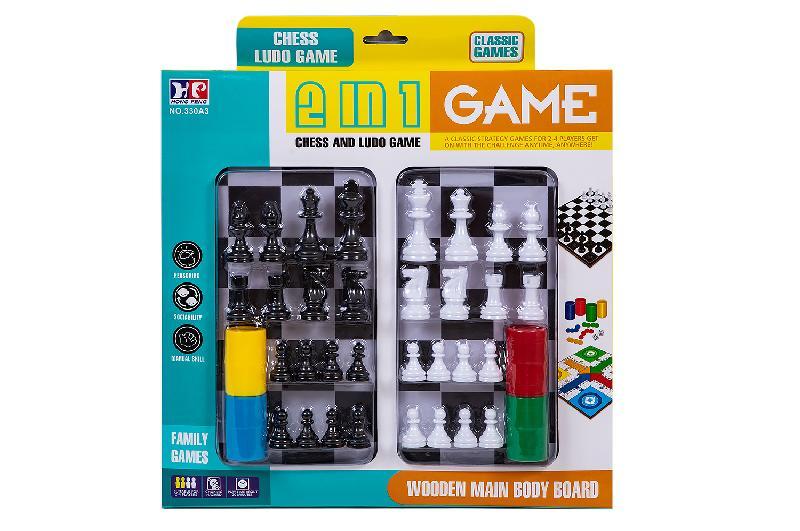 JUEGO PARCHIS/AJEDREZ 4 JUGAD 30 CM