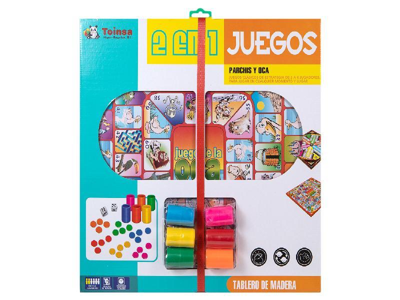JUEGO PARCHIS+OCA 2-6 JUGADORES 40 CM