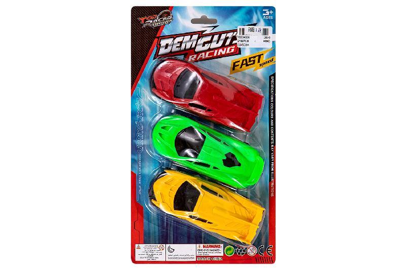 COCHES DEPORTIVOS 3 BLISTER