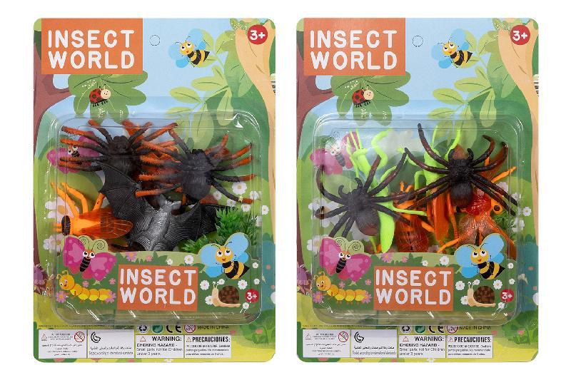 ANIMALES INSECTOS 6 2 MODELOS BLISTER