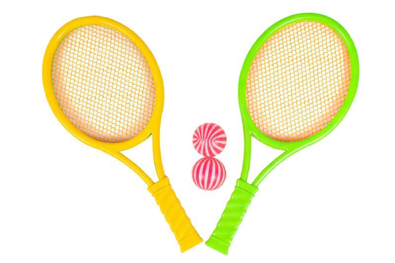 RAQUETAS TENIS 2 PELOTAS RED