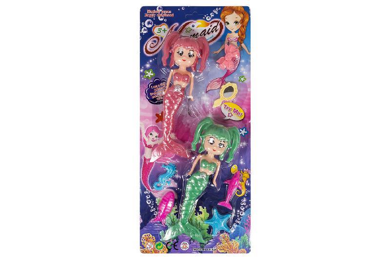 MUÑECA SIRENITA 2 ACCESORIOS BLISTER
