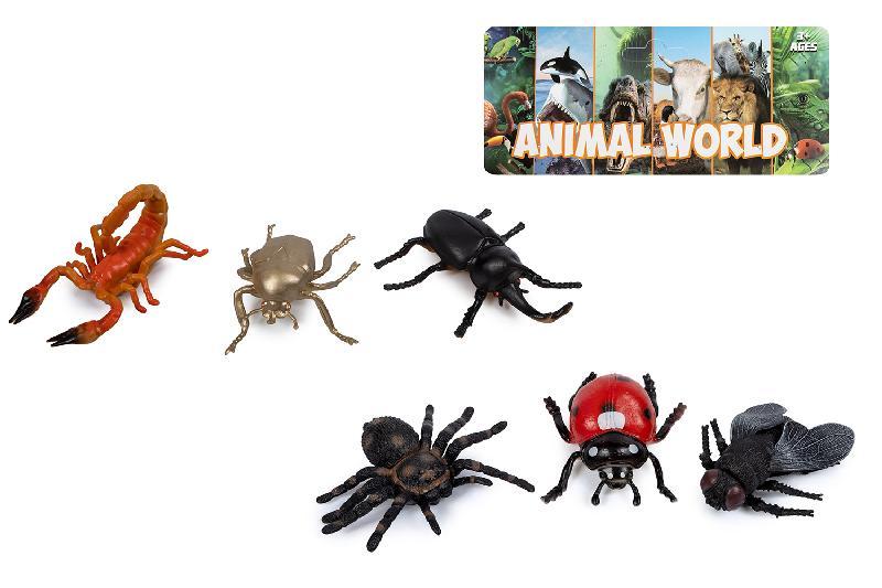 ANIMALES INSECTOS 3PCS 2MODEL BOLSA