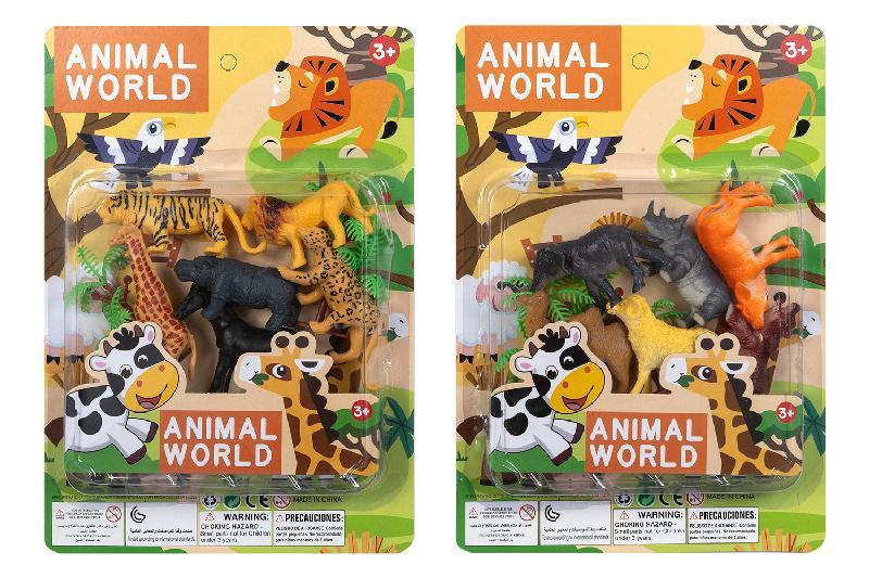 ANIMALES SELVA 6 2 MODELOS BLISTER