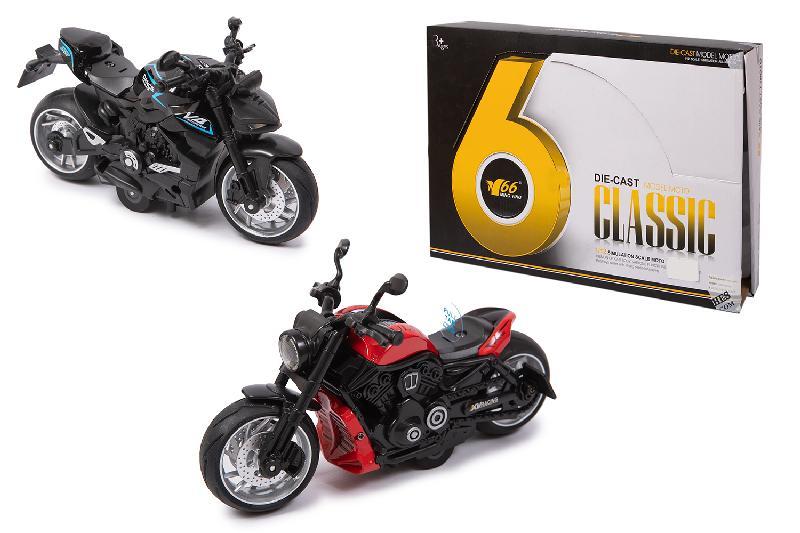 MOTO RETRO-FRICC.METAL LUZ/SON.EXP.12