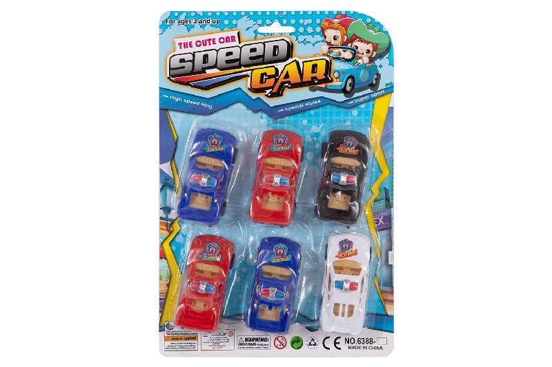 COCHES POLICIA 6 BLISTER