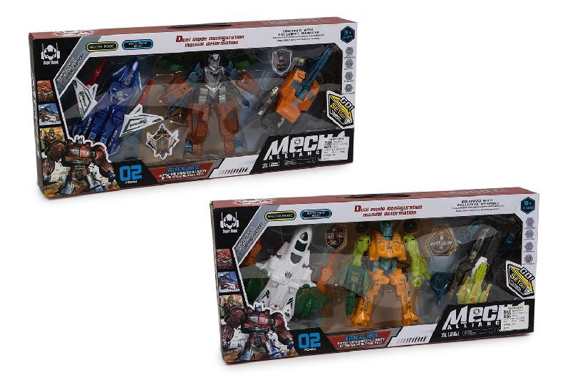 ROBOTS CONVERTIBLES 3 CAJA 2 MODELOS