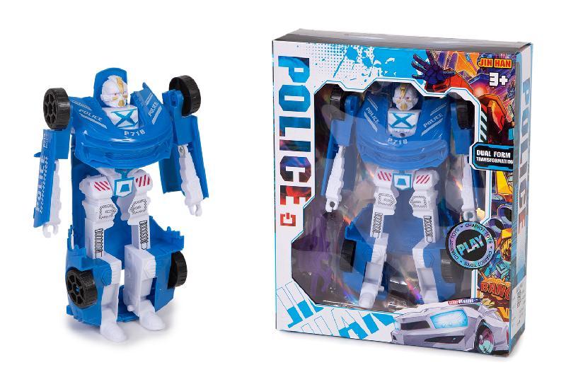 ROBOT TRANSFORMABLE POLICIA CAJA