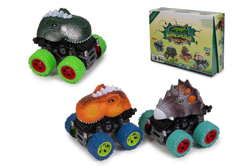 COCHE DINOSAURIO FRICCION 360º EXP.12