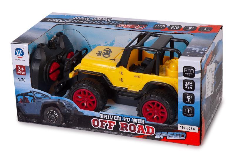 COCHE JEEP 1:20 R/C 4 CANALES LUZ