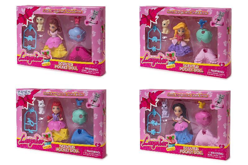 MUÑECA VESTIDOS PERRITO-GATITO CAJA