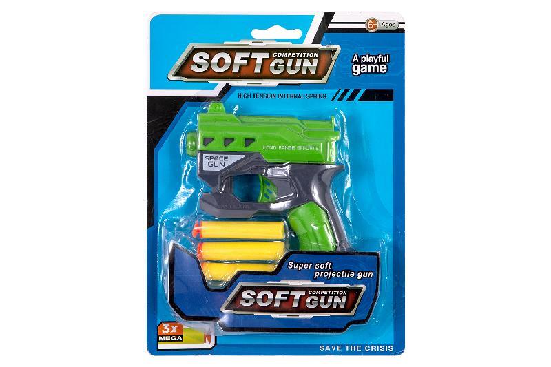 PISTOLA PEQUEÑA DARDOS BLISTER