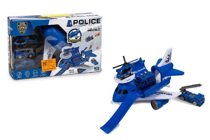 AVION PORTA VEHICULOS POLICIA CAJA
