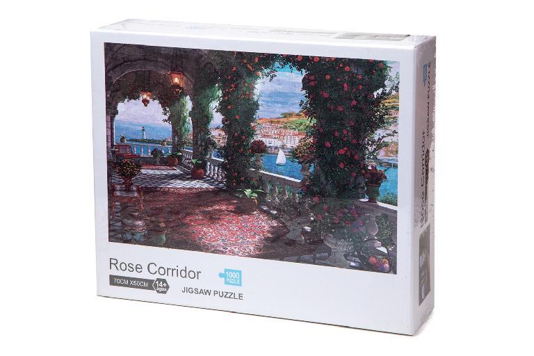 PUZZLE 1000 PIEZAS CORREDOR DE ROSAS
