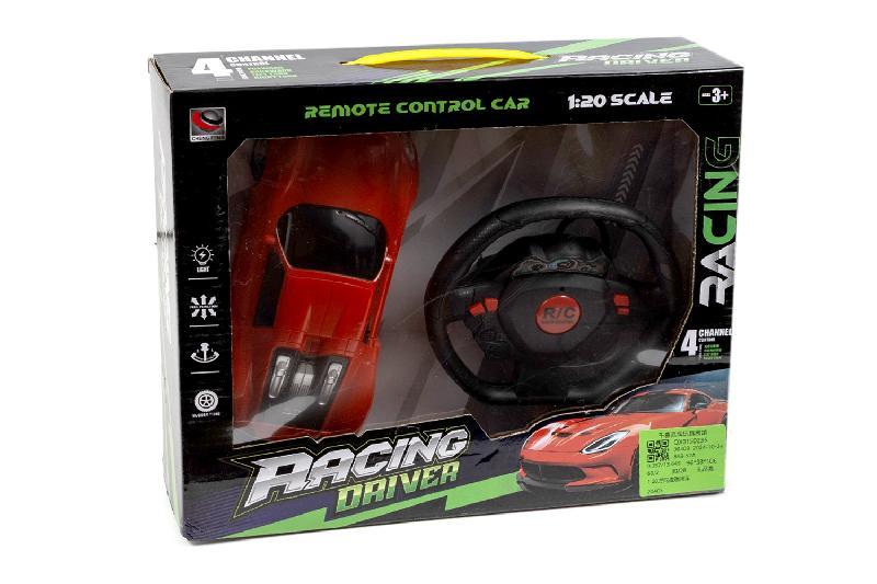 COCHE VOLANTE R/C 4 CANALES LUZ CAJA