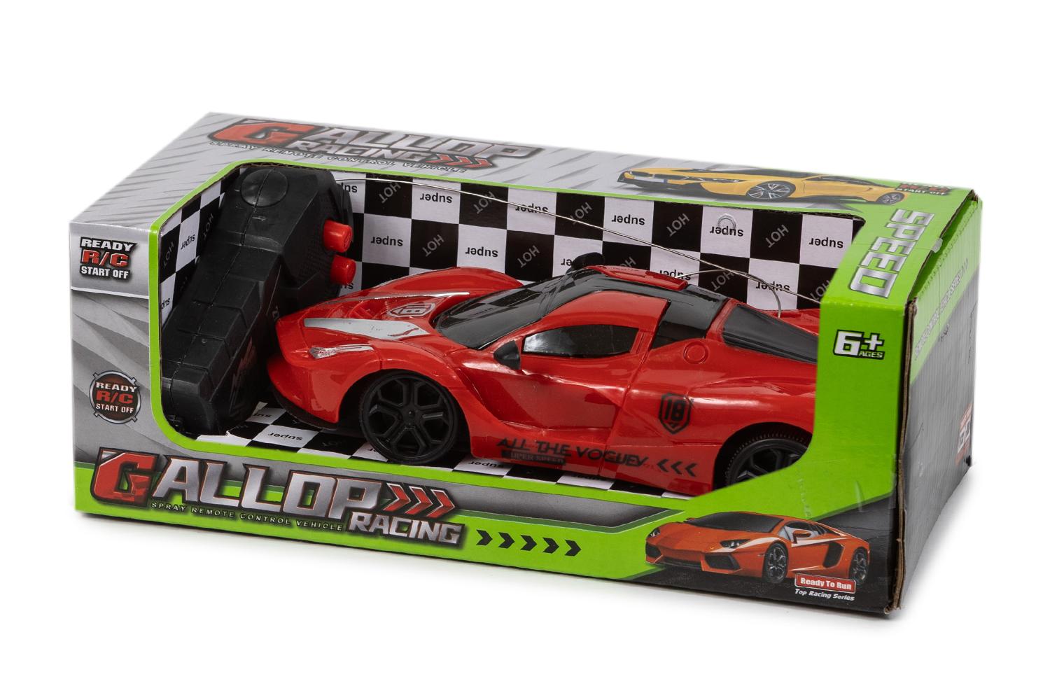 COCHE DEPORTIVO R/C 2 CANALES CAJA