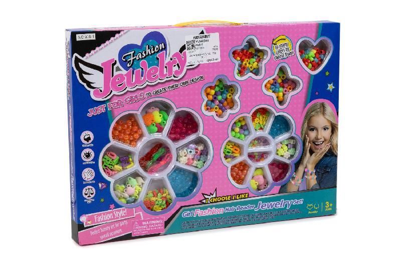 ABALORIOS CREA PULSERAS-COLLARES CAJA