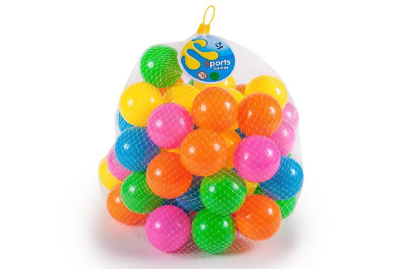 BOLAS MULTICOLOR 8CM 50PCS