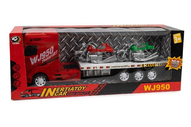 CAMION REMOLQUE 2 MOTOS HARLEY CAJA