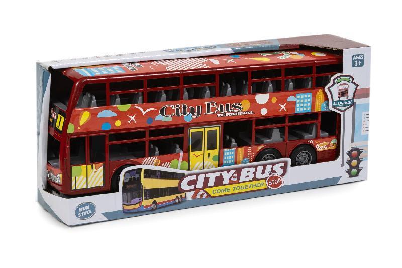 AUTOBUS FRICCION 2 COLORES CAJA